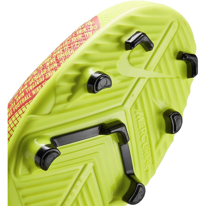 Дитячі футбольні бутси Nike Jr. Vapor 14 Club FG/MG, 38 EU, Чорний/Сірий