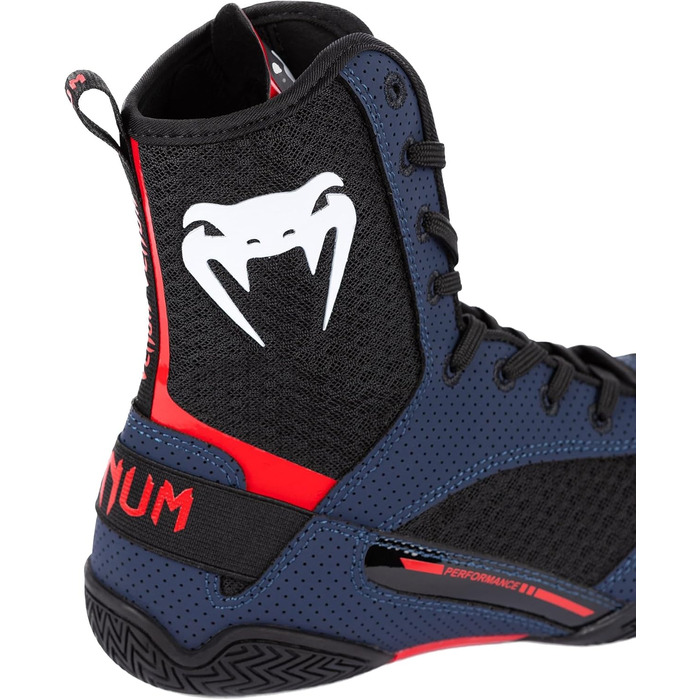 Боксерські черевики Venum Elite Unisex, 48 EU, темно-синій, чорний, червоний
