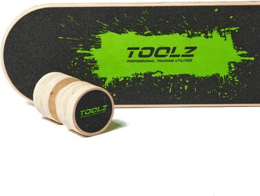 Балансувальна дошка TOOLZ з дерева для тренувань балансу, координації та сили