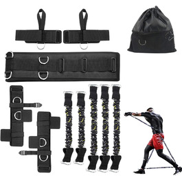 Стрічки опору для боксу Sfeexun: набір еспандерів для фітнесу та боксу, 3 рівні опору (300/200/150 lbs)