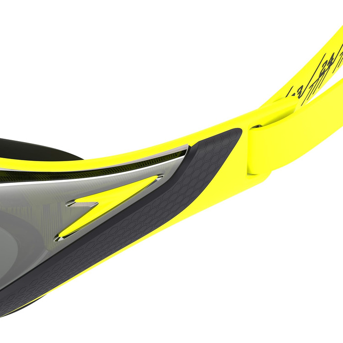 Окуляри для плавання Speedo Fastskin Pure Focus | Змагальні окуляри | Антизапітніння | Водонепроникні, Жовтий/Кобальт/Смарагдовий, Універсальний розмір