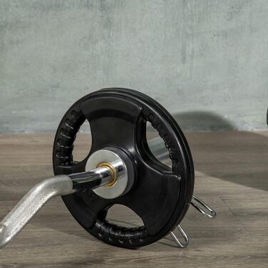 Олімпійські диски Tri-Grip 2 шт., гумові, 5 см, для штанги та силових тренувань