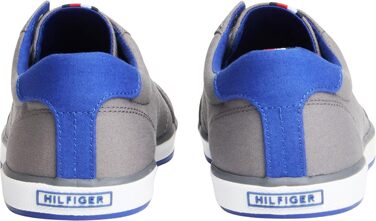 Чоловічі кеди Tommy Hilfiger Vulcanized Sneaker, сірі (Steel Grey), розмір 46 EU