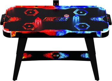 Airhockey Carromco Fire & Ice: Ігровий стіл з LED-підсвічуванням та електронним підрахунком очок