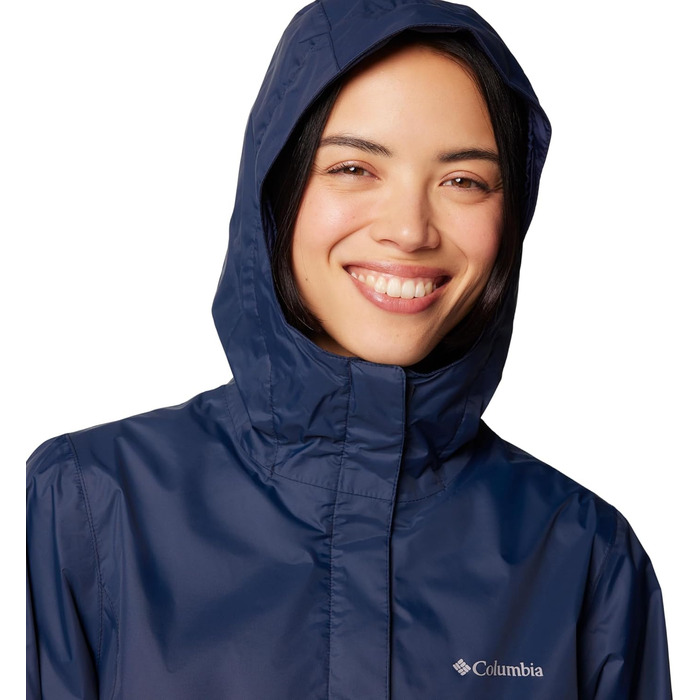 Жіноча водонепроникна куртка-дощовик Columbia Arcadia™ II, колір Collegiate Navy (розмір M)