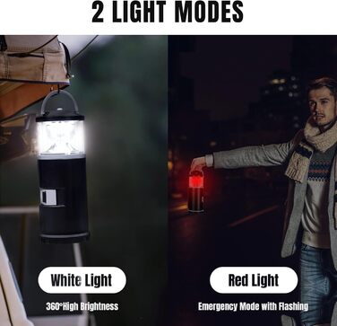 LED кемпінговий ліхтар з набором інструментів - подарунок для чоловіків. Батарейний ліхтар для авто та риболовлі