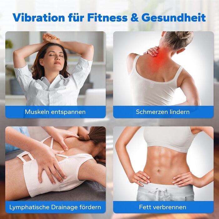 Вібраційна платформа MERACH для формування тіла та розслаблення. Тиха, компактна, з LED-дисплеєм, пульт дистанційного керування та комфортним силіконовим килимком. Рожева