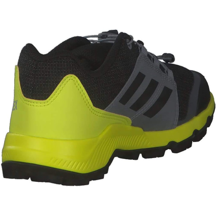 Дитячі трекінгові черевики Adidas Terrex Gore-Tex (36 EU, чорний/сірий/жовтий)
