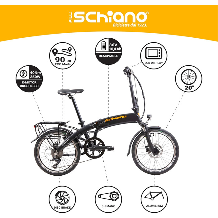 Електровелосипед F.lli Schiano Galaxy 20