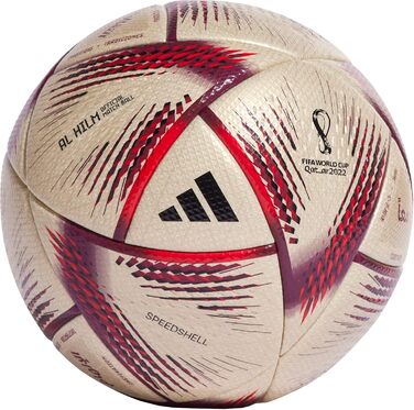 Футбольний м'яч adidas Hilm Pro термозварний, розмір 5, золотий