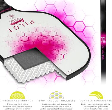Падель для піклболу Franklin Sports Paddle Pilot, легка ракетка для гри