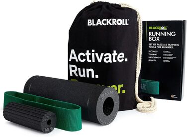 BLACKROLL набір для фасціального масажу Running Box, універсальний розмір, для жінок і чоловіків, чорний