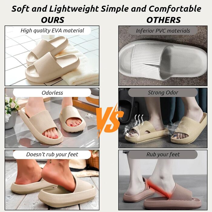 Шльпанці Badelatschen Cozislides: Зручні та антиковзкі шльпанці для дому та пляжу (37/38 EU, Хакі)