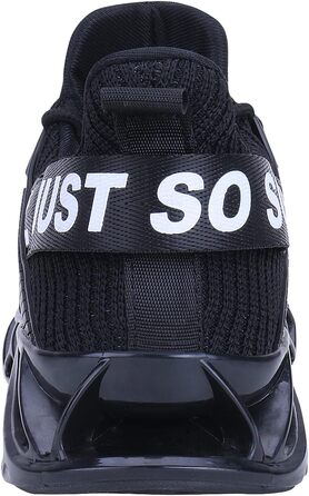 Чоловічі кросівки для бігу Wonesion: дихаючі, з антиковзкою підошвою, спортивні, чорно-білі, 44 EU