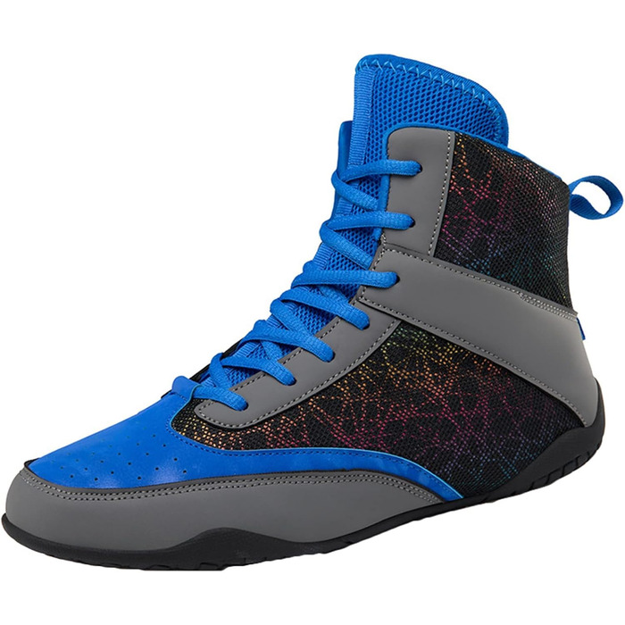 Жіночі боксові черевики для фітнесу та кікбоксингу. Спортивні, неслизькі кросівки для занять воркауту. Білі, сірі, розмір 35 EU