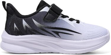 Дитячі спортивні кросівки для хлопчиків: зручні, дихаючі, для залу та вулиці (чорний, сірий, 30 EU)