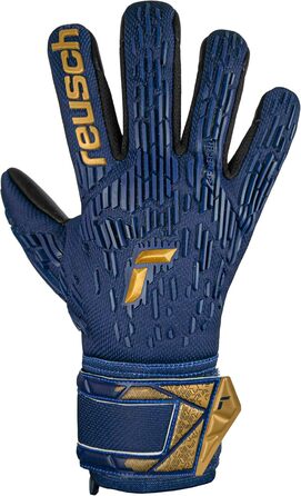 Воротарські рукавички Reusch Attrakt Freegel Silver, синьо-золоті, для дорослих, універсальні