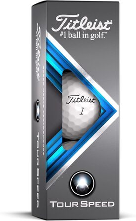 Гольф-м'яч Titleist Tour Speed, білий, універсальний розмір