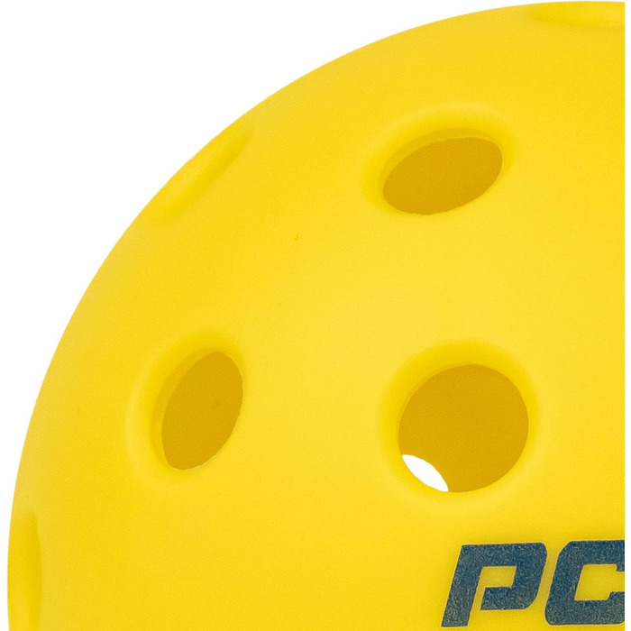 PCKL Optic Speed Піклбол м'ячі для гри всередині та на вулиці, жовті, відповідають стандартам USAPA