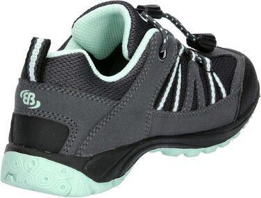 Дитячі кросівки Brütting Ohio LowTrail для дівчаток, 39 EU, антрацит/м'ятно-зелений