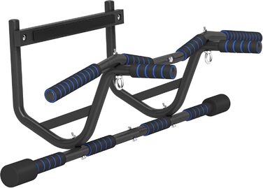 Климівська стійка для дверей SPORTNOW з антиковзними багатохватками, чорна. Підходить для турніків, віджимань та тренувань верхньої частини тіла вдома.