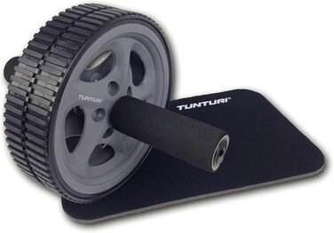 Ролик для пресу Tunturi Ab Roller з підкладкою для колін, тренажер для пресу та верхньої частини тіла