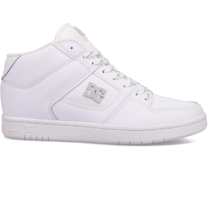 Кросівки DC Shoes Manteca 4 Mid для жінок, білий/сріблястий, 37.5 EU