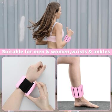 Набір манжет з обтяженнями для зап'ястя та кісточок KOOOGEAR 2 шт. (1 кг, 2*0.5 кг)