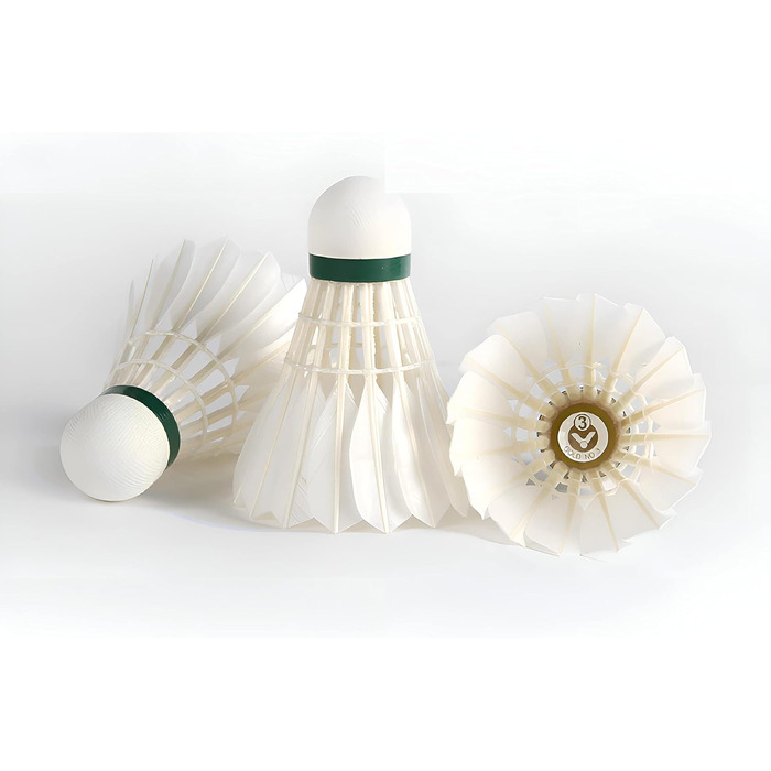 Волан для бадмінтону Victor Gold Nr. 3, 12 шт. – якісні перові волани для гри