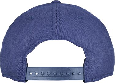 Кепка-снэпбек Flexfit для дорослих, регульована модель Fitted Snapback, темно-синя (Navy), універсальний розмір