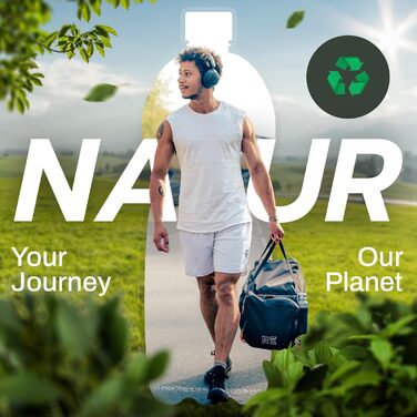 Спортивна сумка [з переробленого PET] 50L – сумка для тренувань та рюкзак 2в1 – водонепроникна спортивна сумка для чоловіків та жінок – спортивний рюкзак з відділенням для взуття, велика туристична сумка (Obsidian Ember Black)