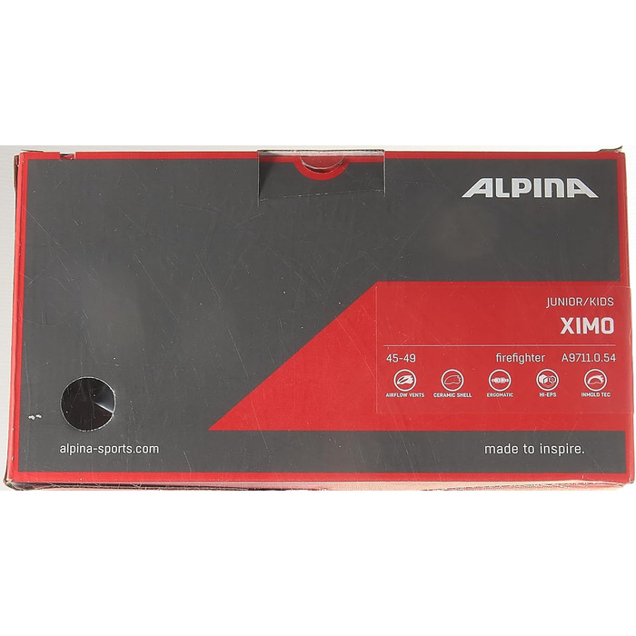 ALPINA XIMO дитячий велосипедний шолом, легкий, міцний, із LED-підсвіткою
