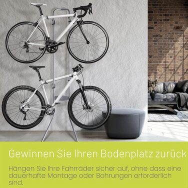 Стійка для велосипеда Delta Cycle Michelangelo Gravity — регульована підставка для гірських, шосейних та фетбайків, без інструментів