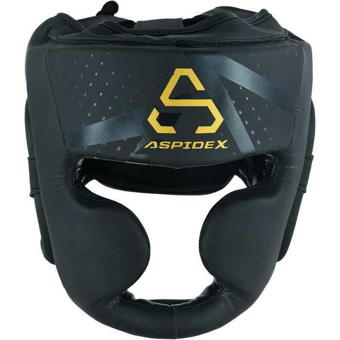 Шолом Aspidex Maya з натуральної шкіри для боксу, MMA, кікбоксингу, муай-тай, спарингів, карате та тхеквондо, професійний захист для тренувань, для чоловіків і жінок