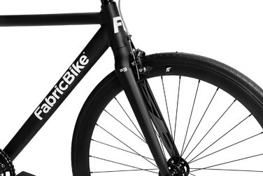 Велосипед FabricBike Light фіксований, синглспід, алюмінієва рама 28'', матовий чорний, розмір L-58см