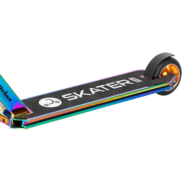 Трюковий самокат REBEL Skater PRO NEON для екстремального катання, неонова підсвітка