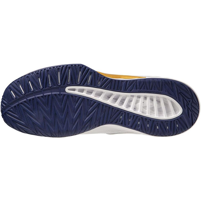 Волейбольне взуття Mizuno Unisex (43 EU, Blueribbon Mp Gold)