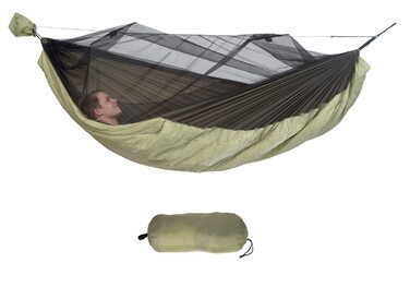 Гамак Amazonas Ultra-Light Moskito-Traveller Quilted з утеплювачем (+5°C) 2.75x1.4м, вага 0.95кг, до 200кг