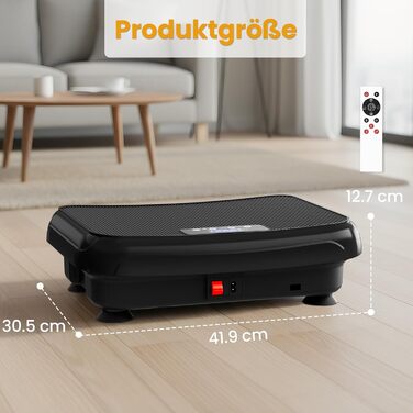 Віброплатформа TISSCARE до 180 кг - професійний фітнес-тренажер для дому. Віброплатформа для лімфодренажу, спалювання жиру та тренувань всього тіла.