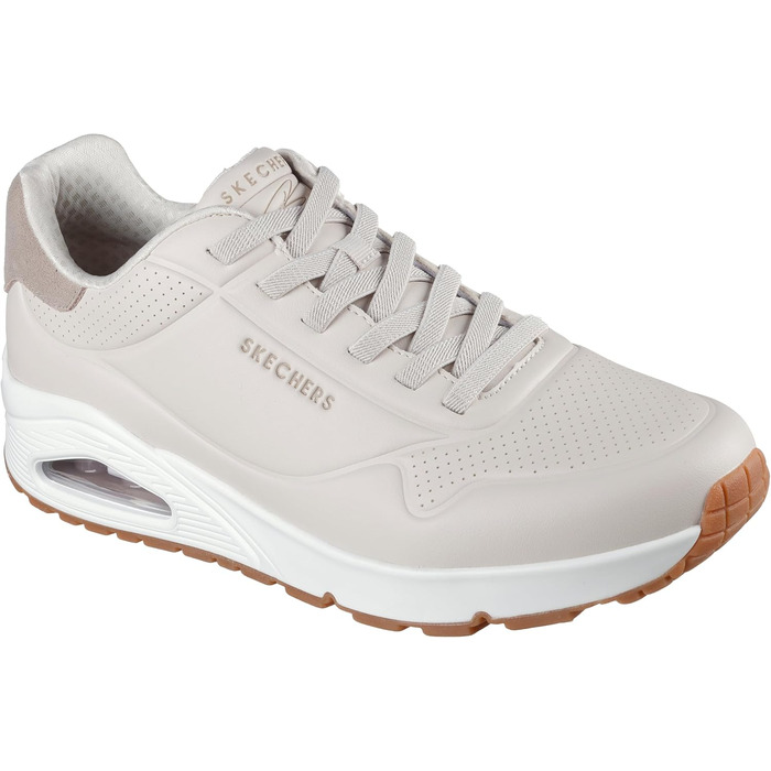 Чоловічі кросівки Skechers UNO Harry Kane Air - стильні та зручні, 47.5 EU, Taupe Duraleather/Taupe Suede
