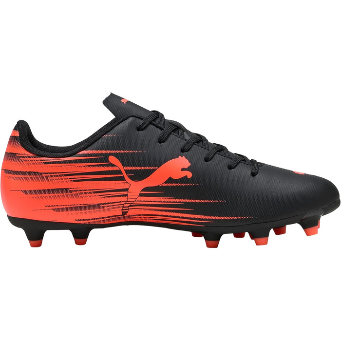 Кросівки футбольні PUMA Attacanto Firm для штучного покриття, 48.5 EU, чорний/червоний