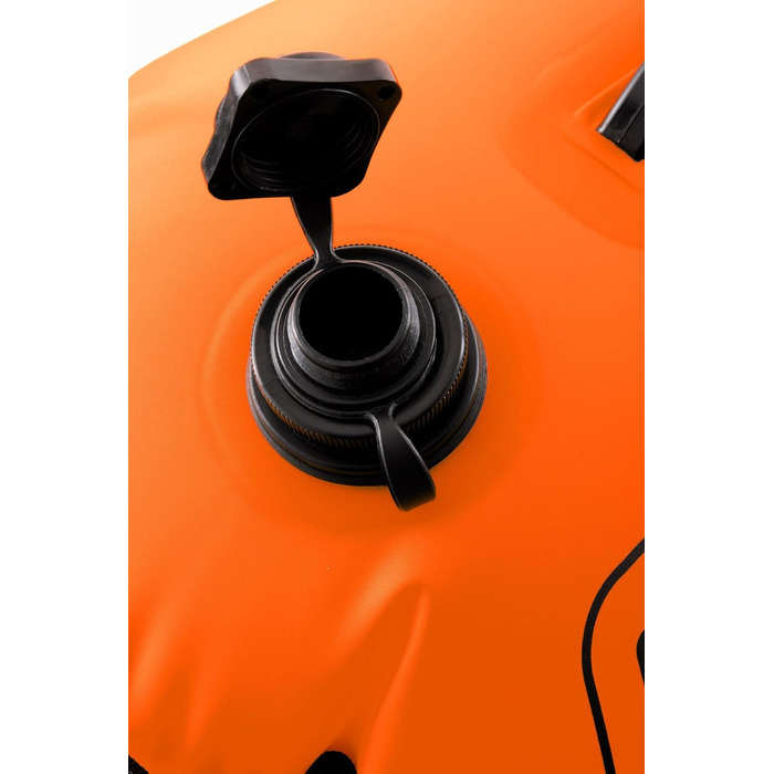 Надувна сигнальна буя для плавання та тріатлону Cressi Glide Pro, 28 л, помаранчева