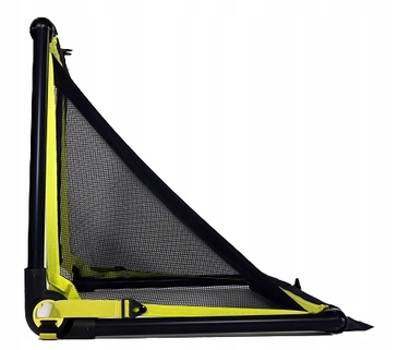 Складані переносні футбольні ворота BazookaGoal 120x75 см, чорні