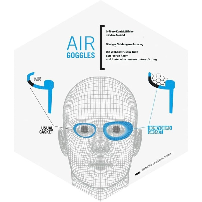 Окуляри для плавання Arena Airspeed Mirror Anti-Fog (Унісекс) - Змінні перенісся, UV-захист, Протитуманні, Чорні/Прозорі