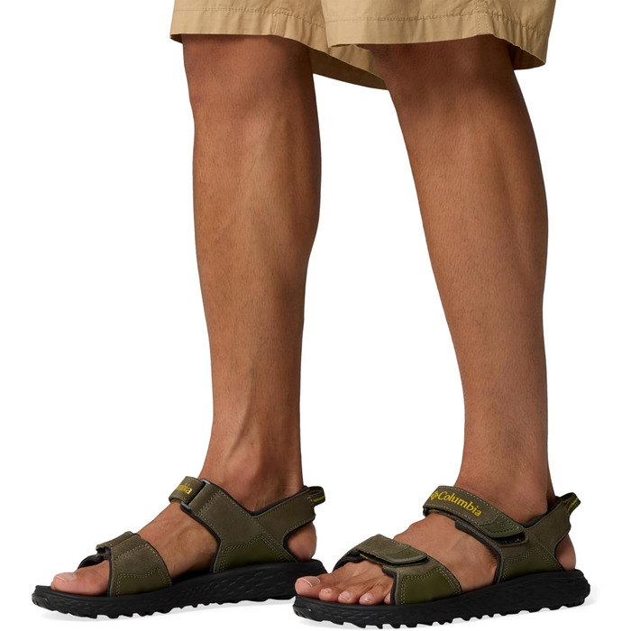 Columbia Konos Hiker 2-Strap: Чоловічі трекінгові сандалі, 43 EU, Nori Antique Moss