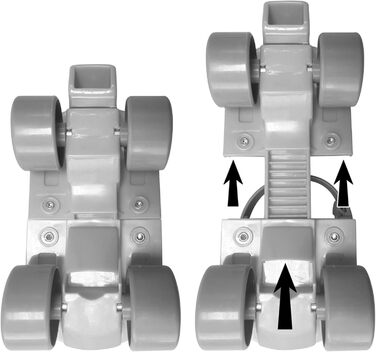 Роликові ковзани Paw Patrol (23-27) блакитно-червоні + захист для ліктів та колін