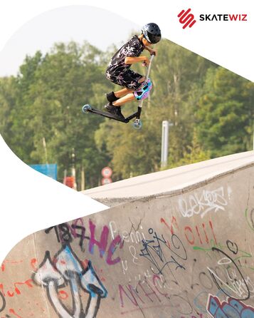 Захисний комплект для дітей SKATEWIZ SMASH (наколінники та налокітники) для роликів та скейта, розмір S, синьо-фіолетові
