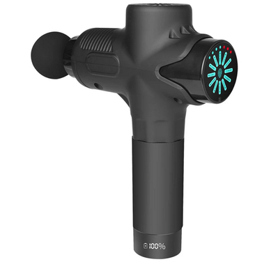 Перкусійний масажер для тіла, спини та стоп Massage Gun — набір з 12 насадок