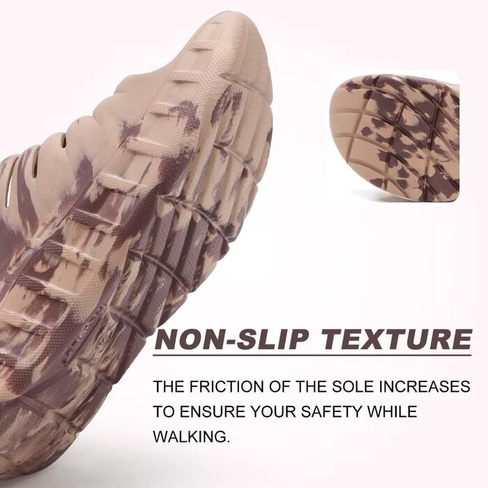 Чоловічі сандалі KuaiLu для відновлення після навантажень, ортопедичні шльопанці від плоскостопості, відкритий носок, спортивні пляжні тапочки (40 EU, камуфляж коричневий)