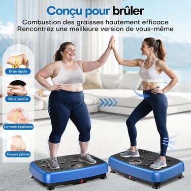 Вібраційна платформа EvoSpark: Тест-переможець 2025, з подвійним мотором для схуднення та тренувань всього тіла. Масажер, платформа для вібраційного тренування до 204 кг, покращена версія для дому. Зелений колір.